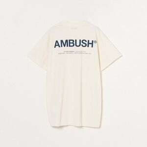 Ambush T Shirt XL Logo Version Tokyo Japan Limited Edition Cream Medium